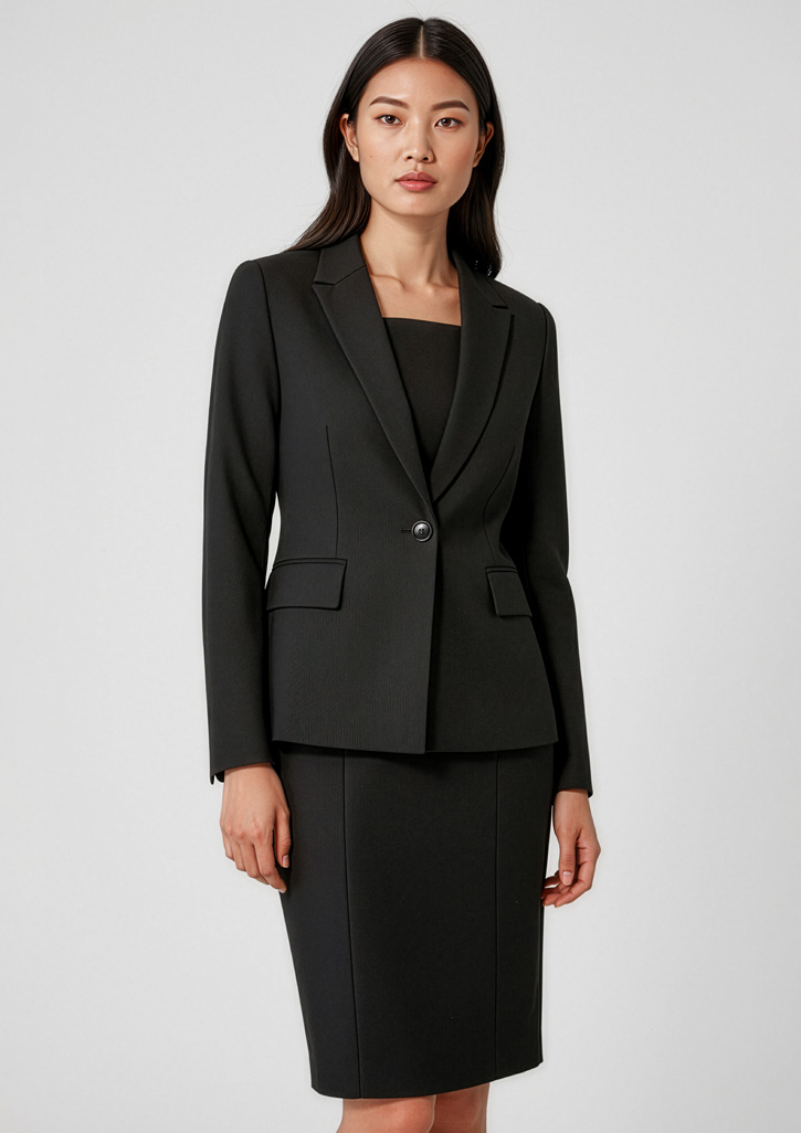 Womens Renew Single Button Mid Length Jacket - Image 4