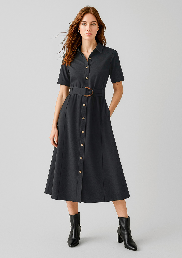 Womens Adele Midi Dress - Image 2