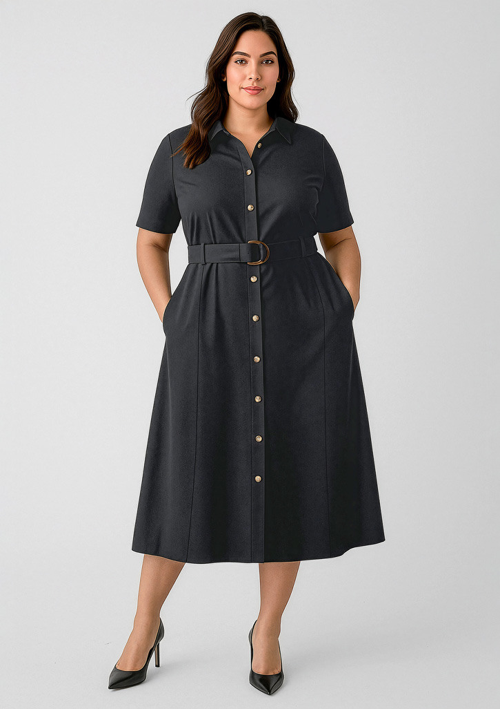 Womens Adele Midi Dress - Image 3