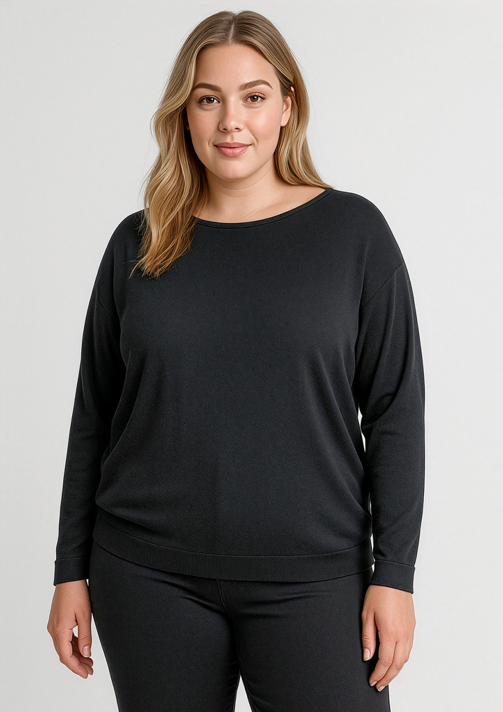 Womens Skye Batwing Sweater Top - Image 2