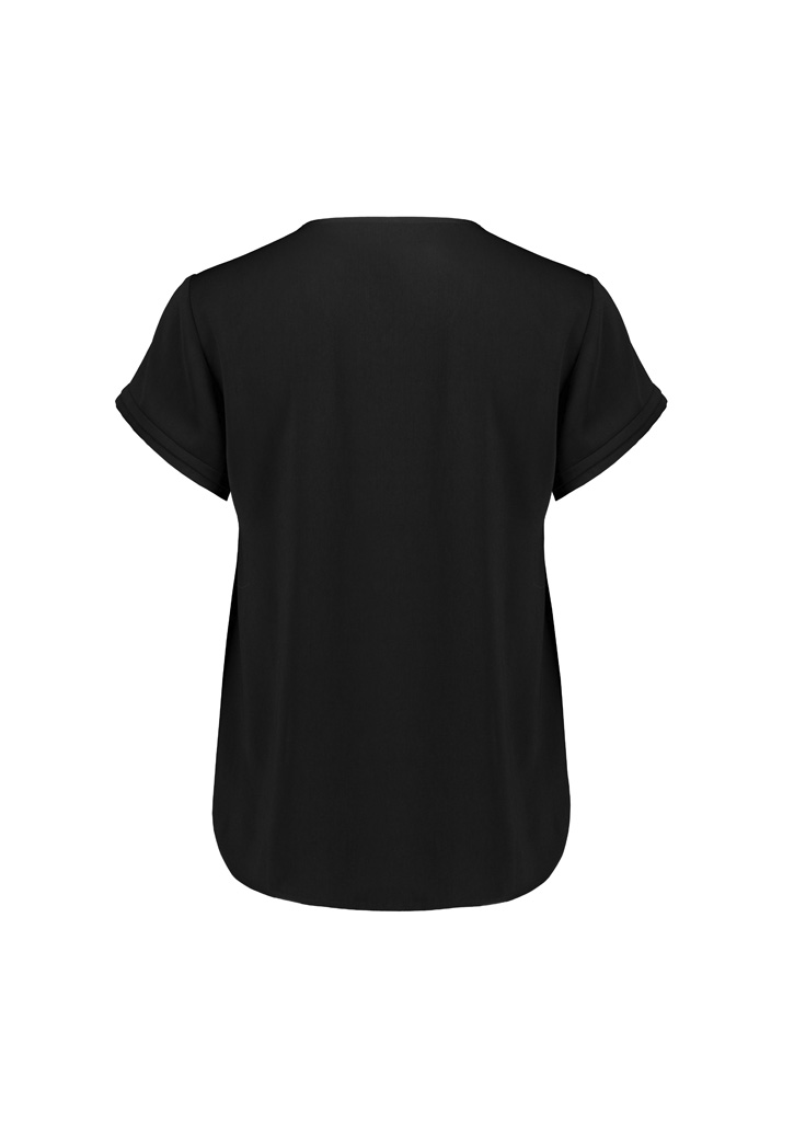Womens Evelyn Short Sleeve Blouse - Image 3