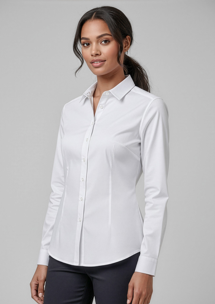 Womens Dalton Long Sleeve Shirt - Image 5