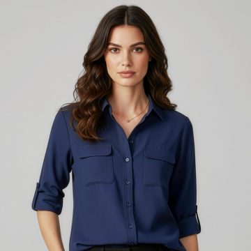 Womens Madison Long Sleeve Shirt