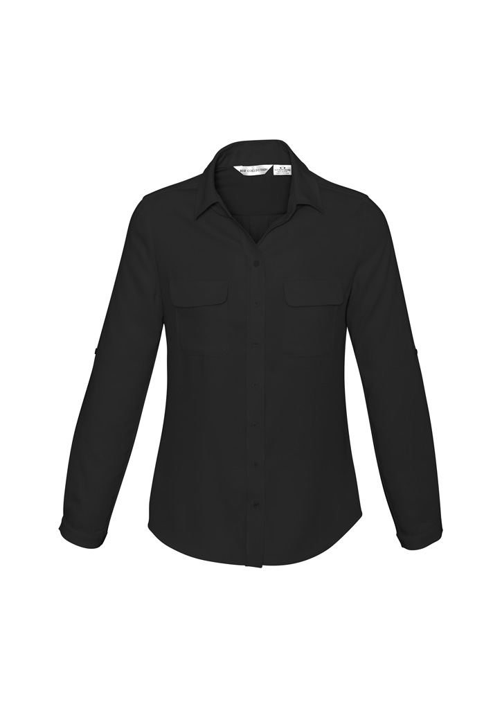 Womens Madison Long Sleeve Shirt - Image 9