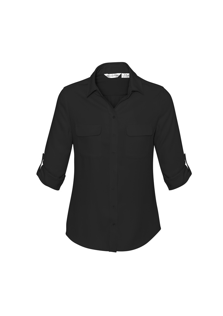 Womens Madison Long Sleeve Shirt - Image 11