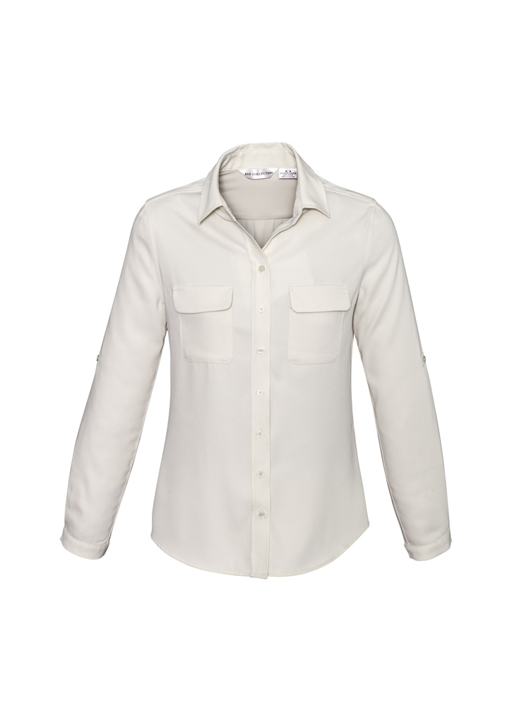 Womens Madison Long Sleeve Shirt - Image 12