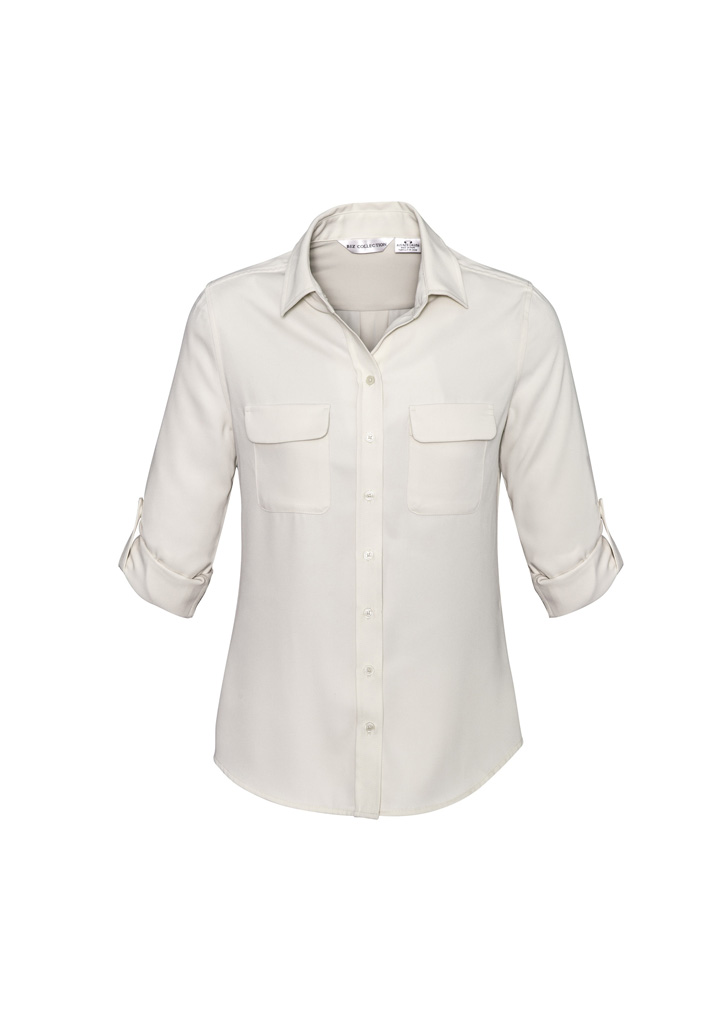 Womens Madison Long Sleeve Shirt - Image 14