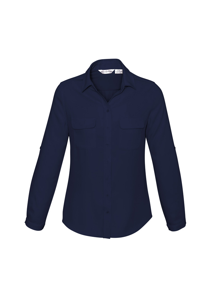 Womens Madison Long Sleeve Shirt - Image 3