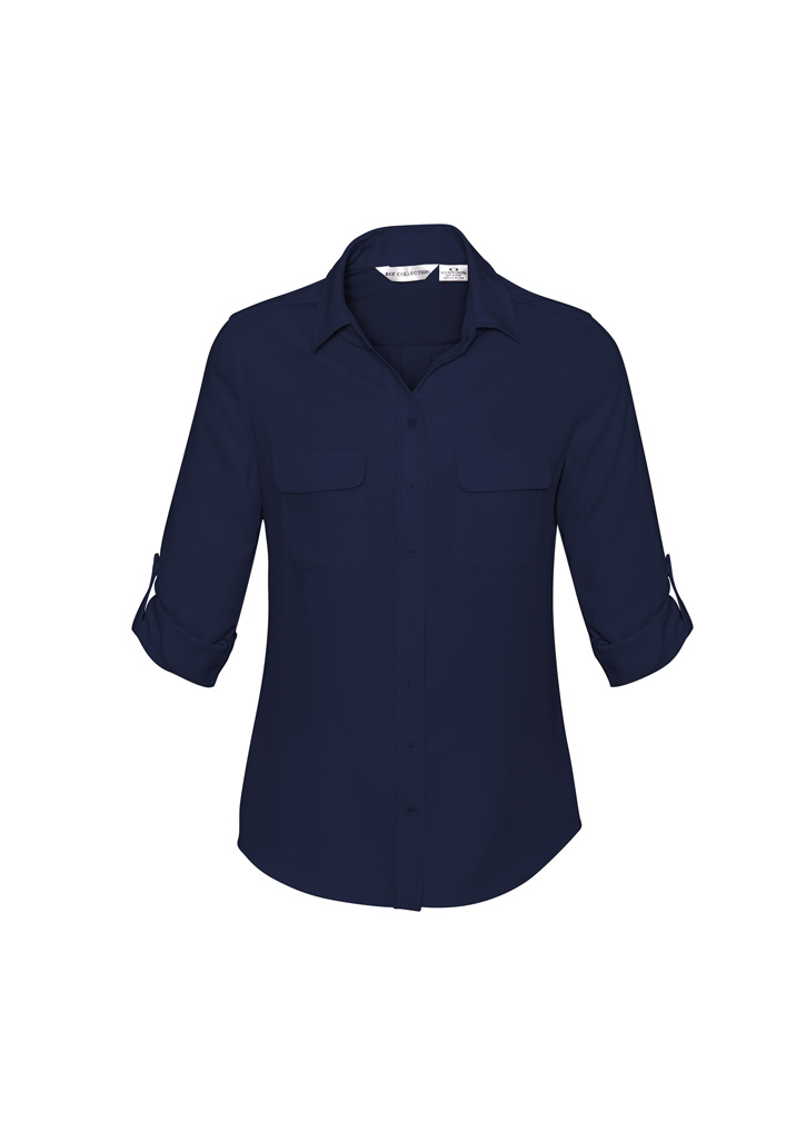 Womens Madison Long Sleeve Shirt - Image 5