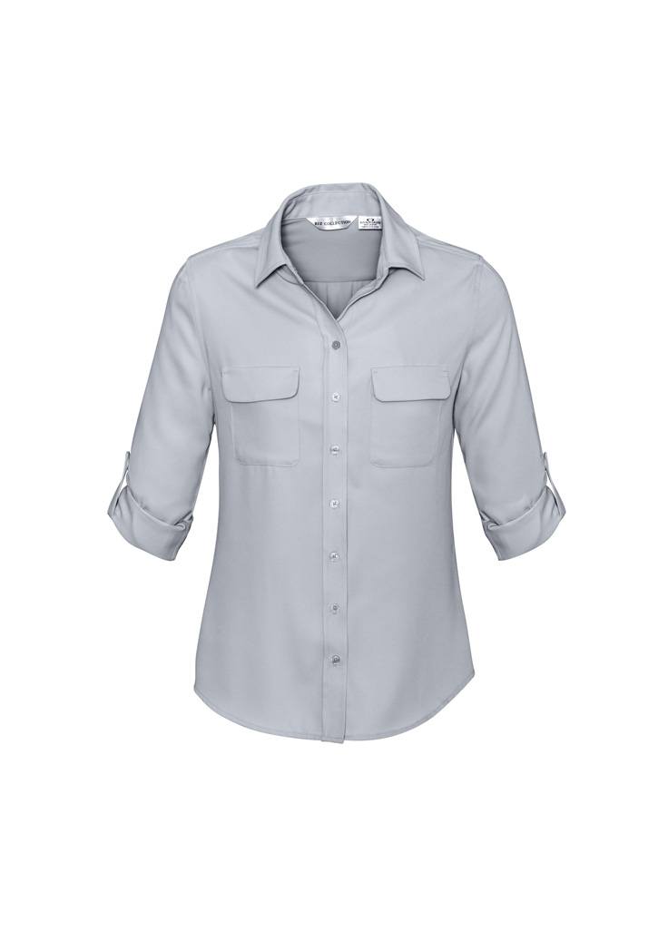 Womens Madison Long Sleeve Shirt - Image 8