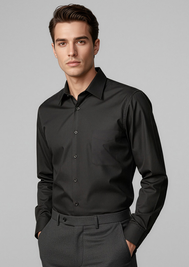Mens Metro Long Sleeve Shirt - Image 17