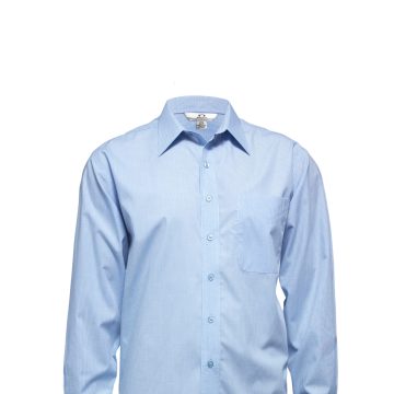 Mens Micro Check Long Sleeve Shirt
