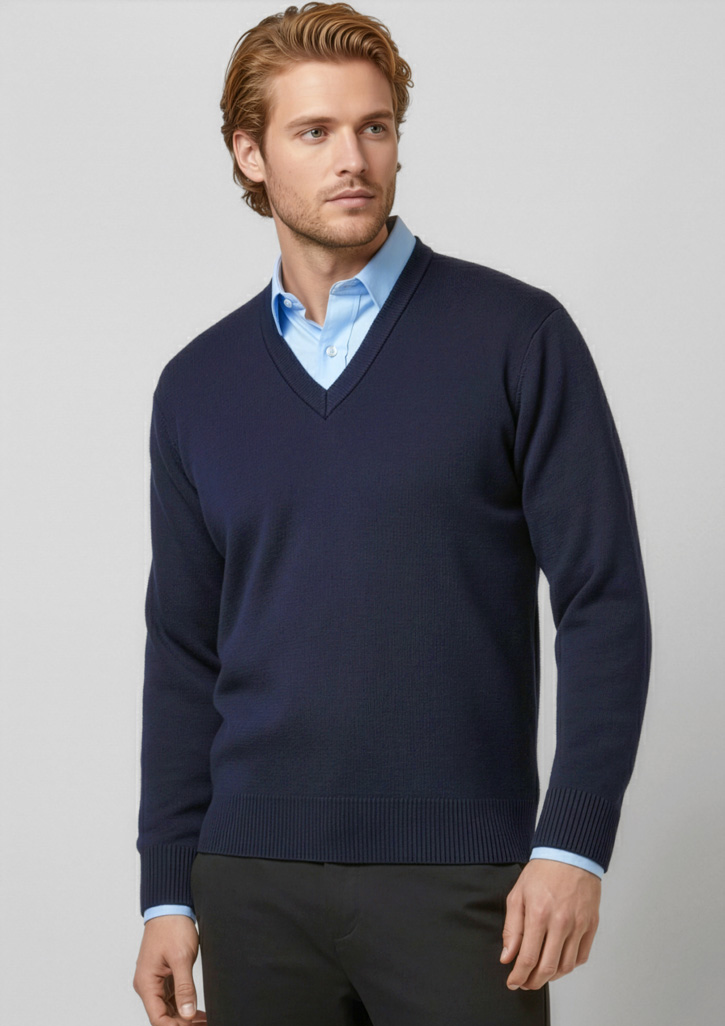 Mens Woolmix Knit Pullover - Image 6