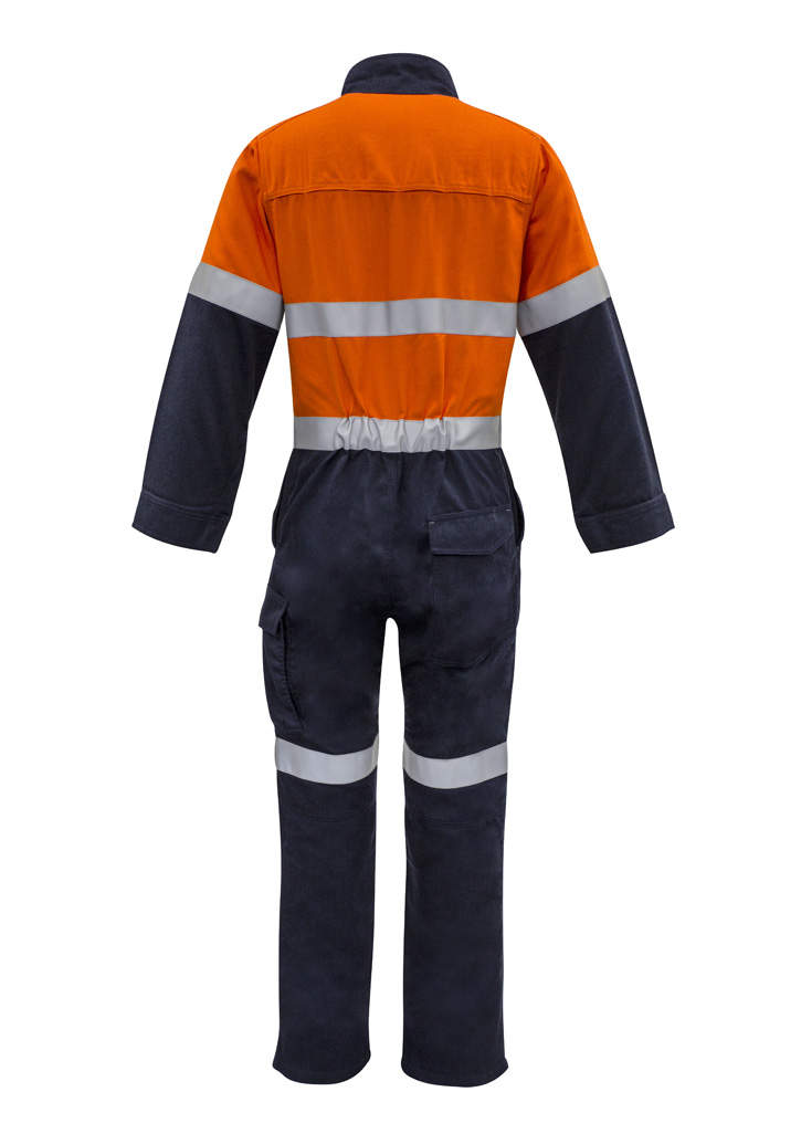 Mens Orange Flame Overall - Hoop Taped - Image 3