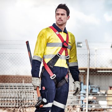 Mens Rugged Cooling Taped Overall