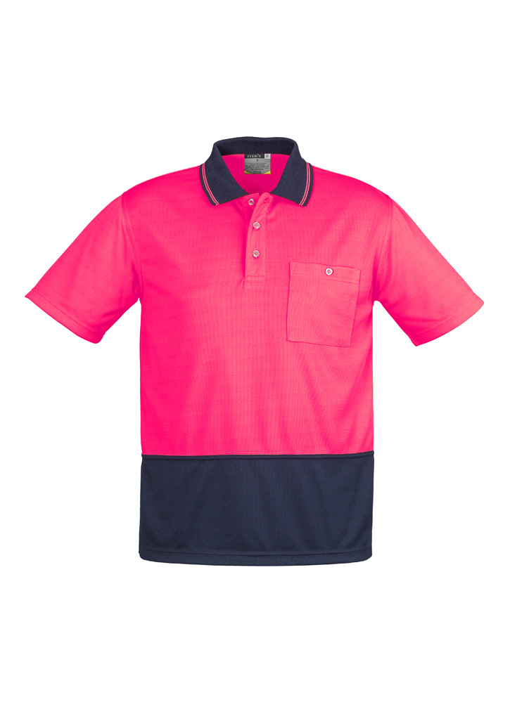 Unisex Hi Vis Basic Short Sleeve Polo - Image 9