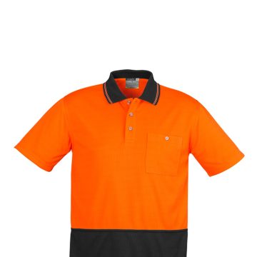 Unisex Hi Vis Basic Short Sleeve Polo