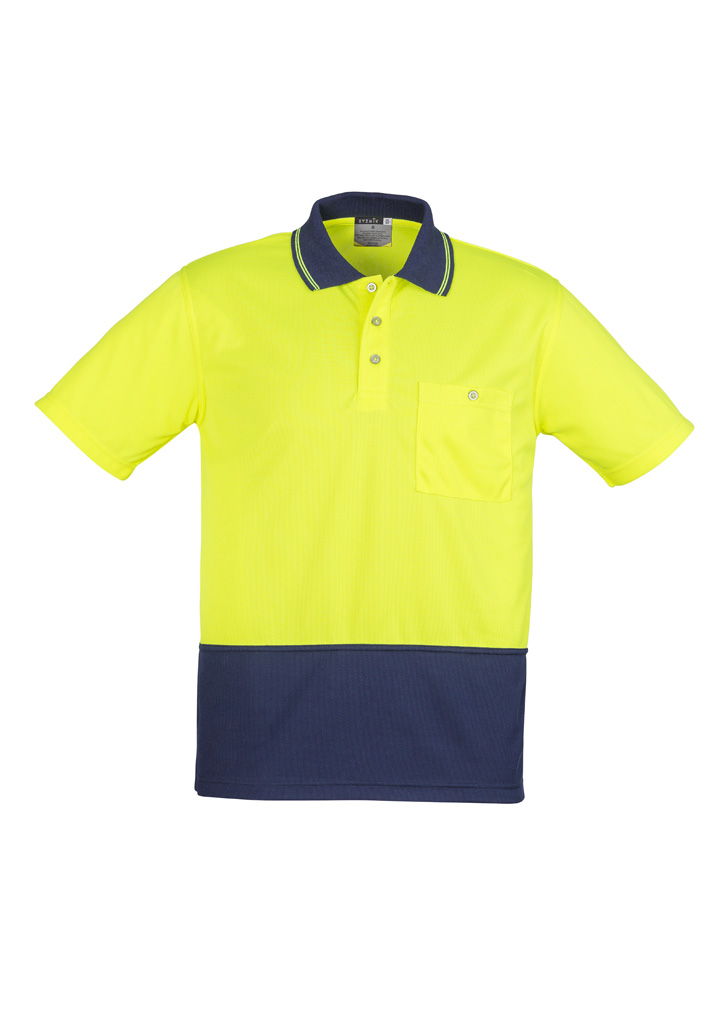 Unisex Hi Vis Basic Short Sleeve Polo - Image 5