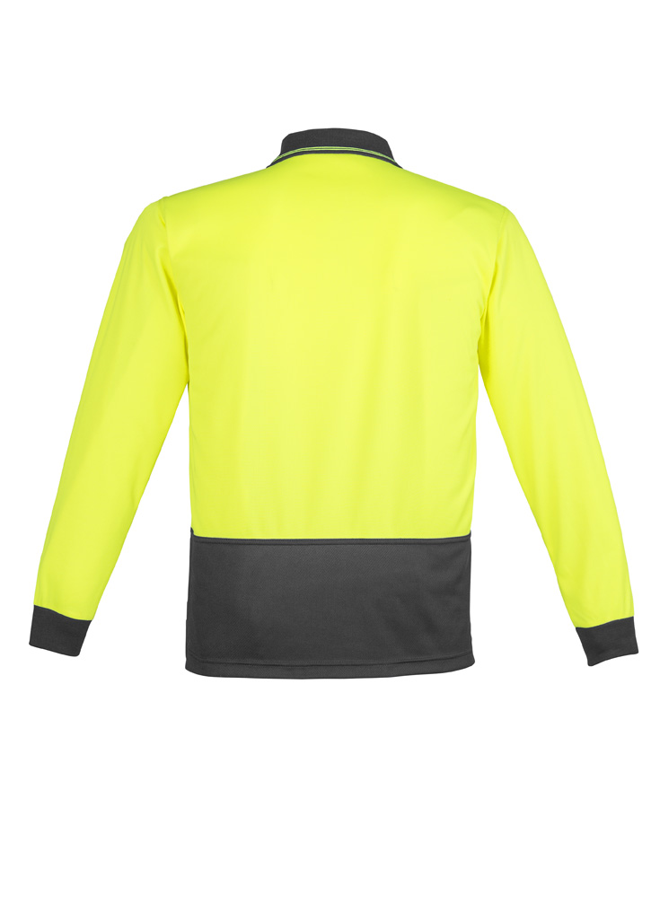 Unisex Hi Vis Basic Long Sleeve Polo - Image 14