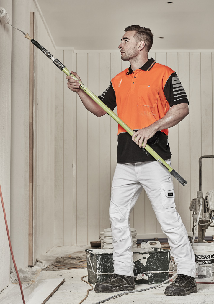 Mens Hi Vis Zone Short Sleeve Polo - Image 4