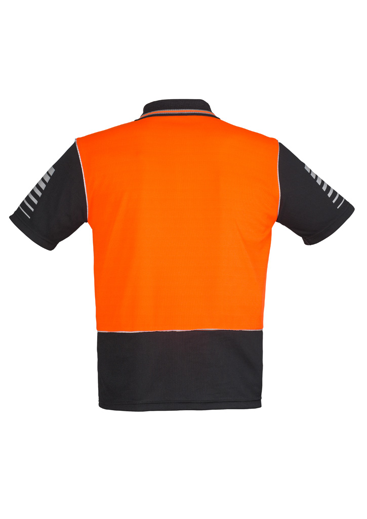 Mens Hi Vis Zone Short Sleeve Polo - Image 6