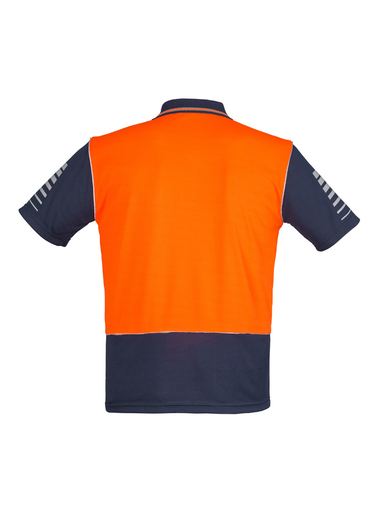 Mens Hi Vis Zone Short Sleeve Polo - Image 9