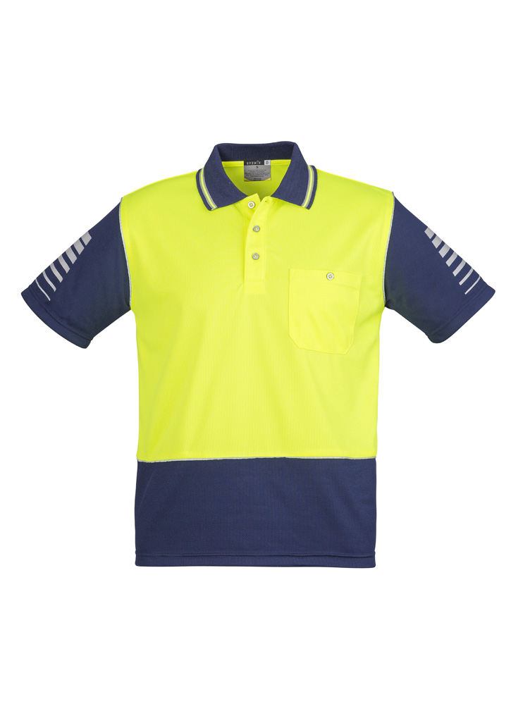 Mens Hi Vis Zone Short Sleeve Polo - Image 10