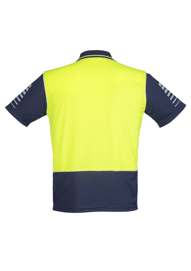 Mens Hi Vis Zone Short Sleeve Polo - Image 11