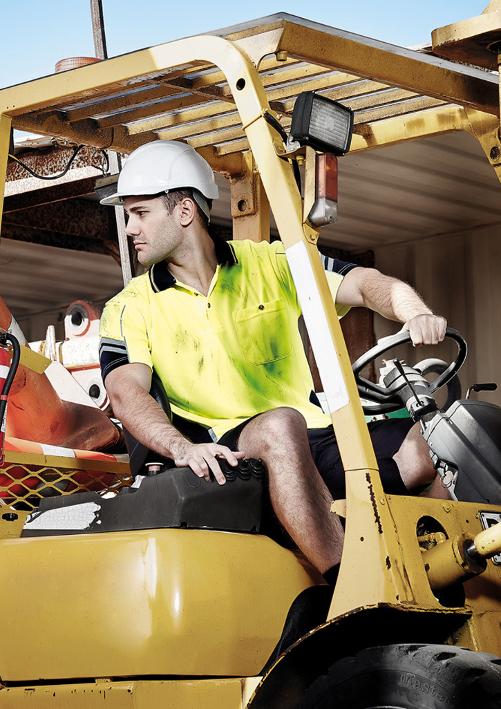 Mens Hi Vis Squad Short Sleeve Polo - Image 4