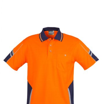 Mens Hi Vis Squad Short Sleeve Polo