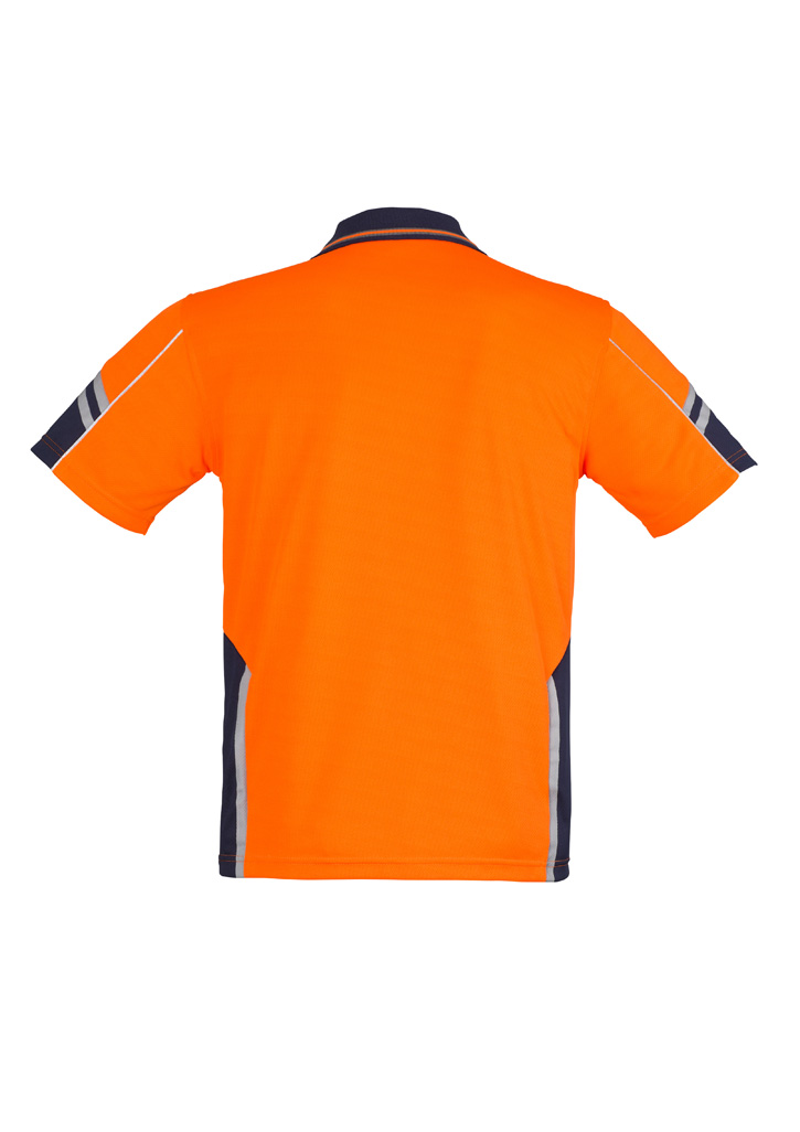 Mens Hi Vis Squad Short Sleeve Polo - Image 3