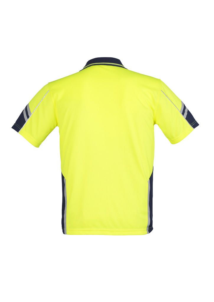 Mens Hi Vis Squad Short Sleeve Polo - Image 6