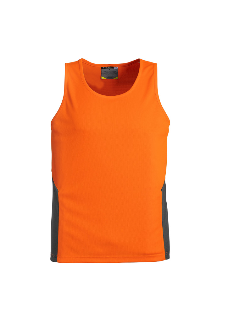Mens Hi Vis Squad Singlet - Image 11