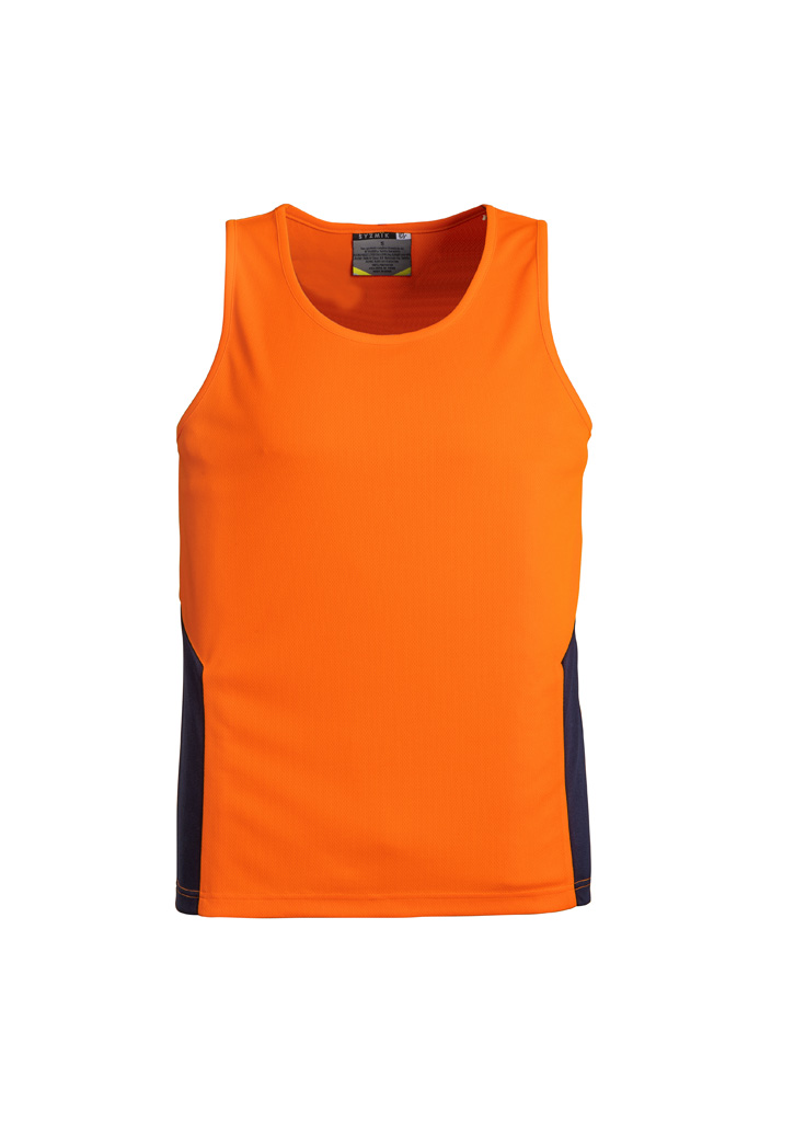 Mens Hi Vis Squad Singlet - Image 8