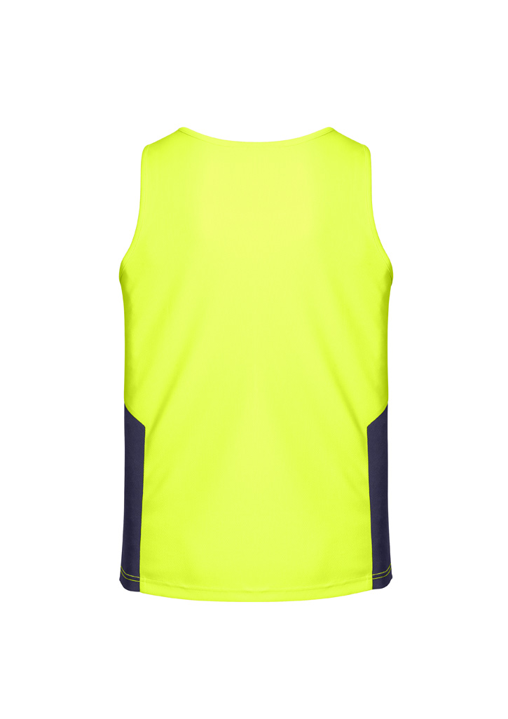 Mens Hi Vis Squad Singlet - Image 7