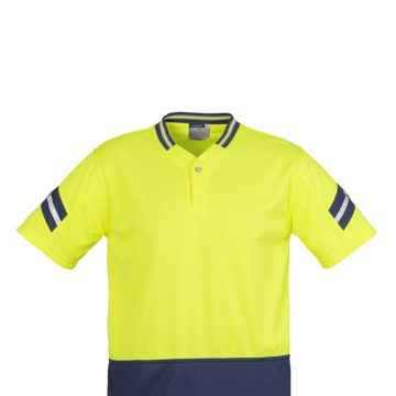 Mens Hi Vis Astro Short Sleeve Polo
