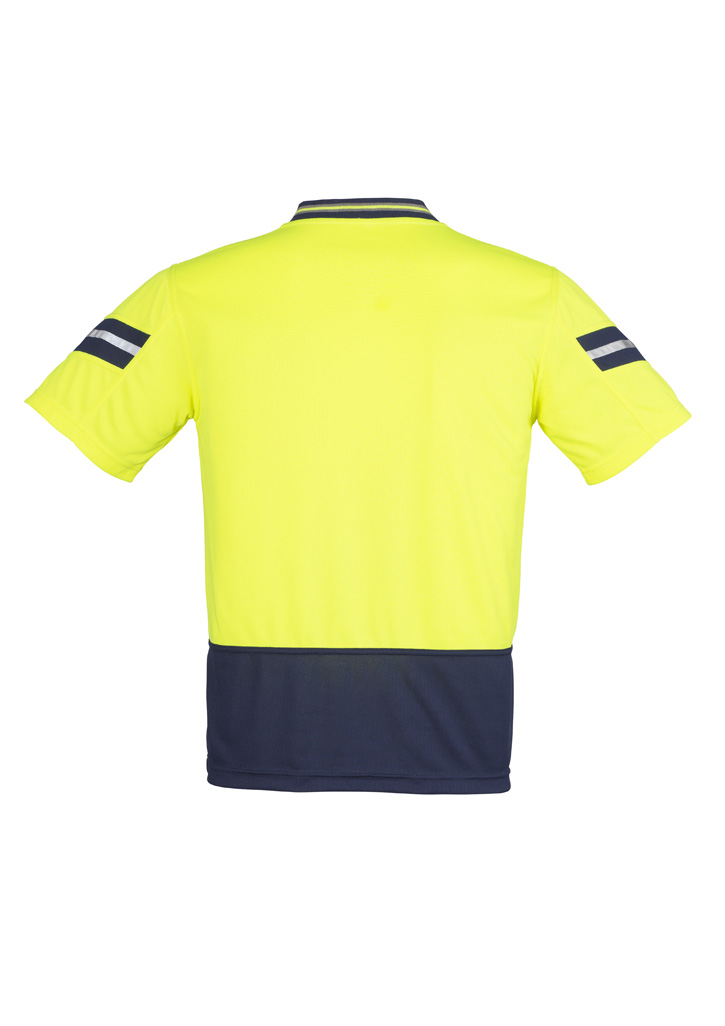 Mens Hi Vis Astro Short Sleeve Polo - Image 3