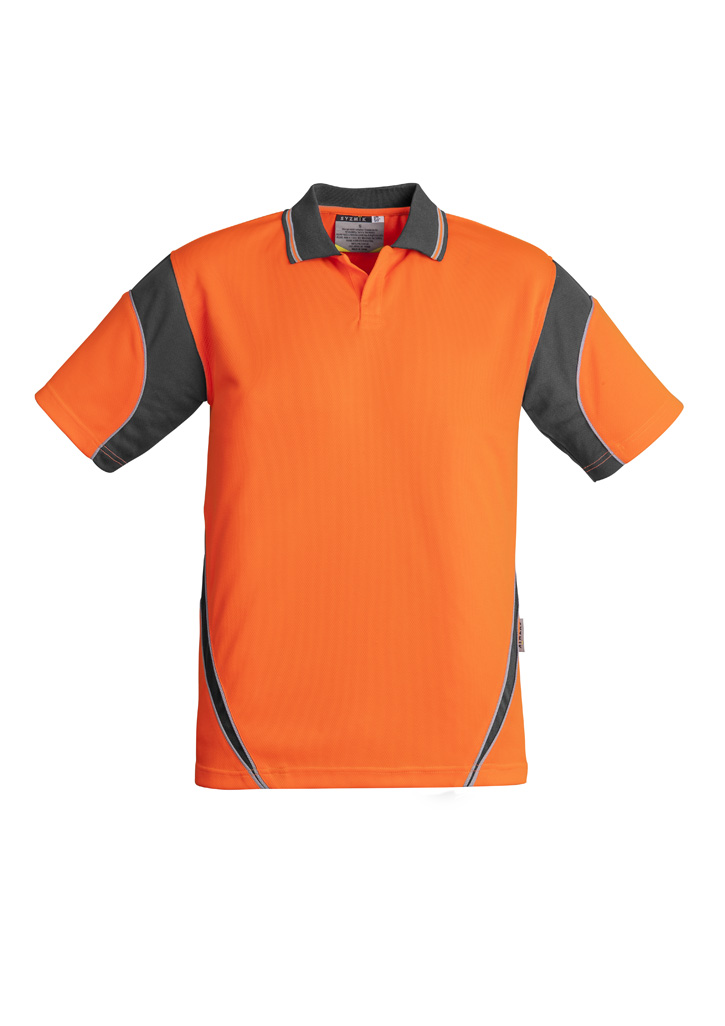 Mens Hi Vis Aztec Short Sleeve Polo - Image 9
