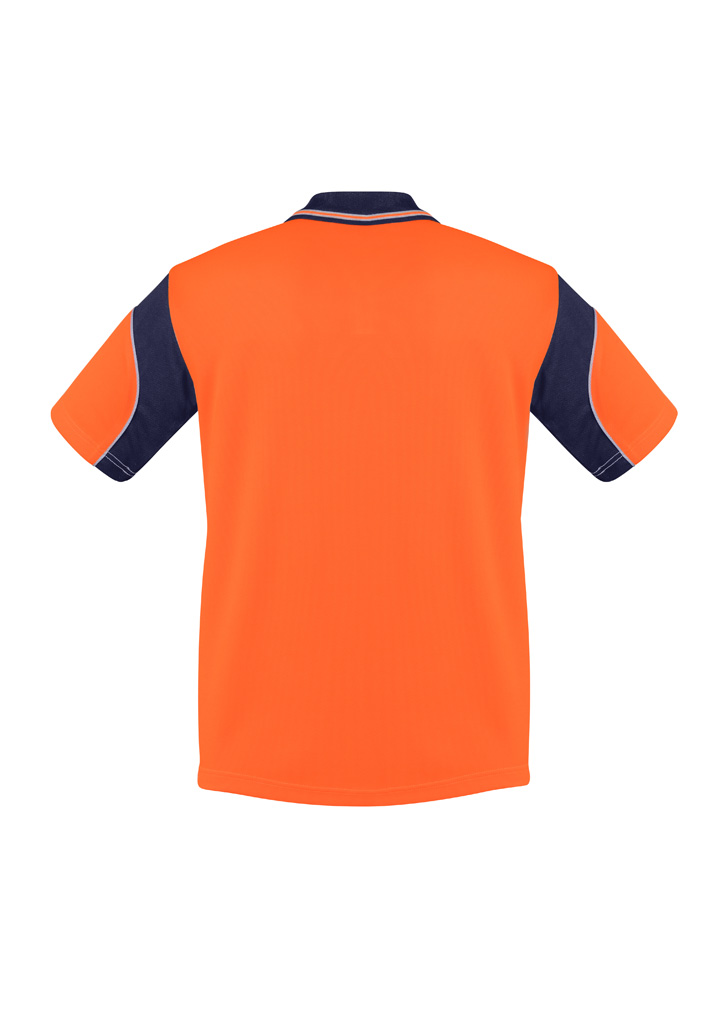 Mens Hi Vis Aztec Short Sleeve Polo - Image 8