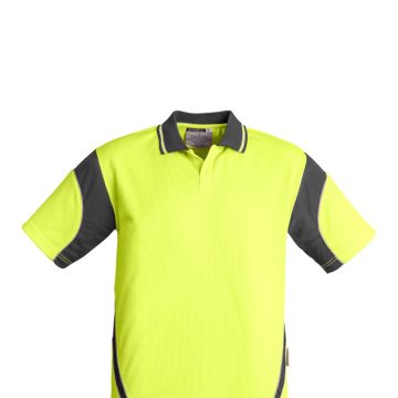 Mens Hi Vis Aztec Short Sleeve Polo