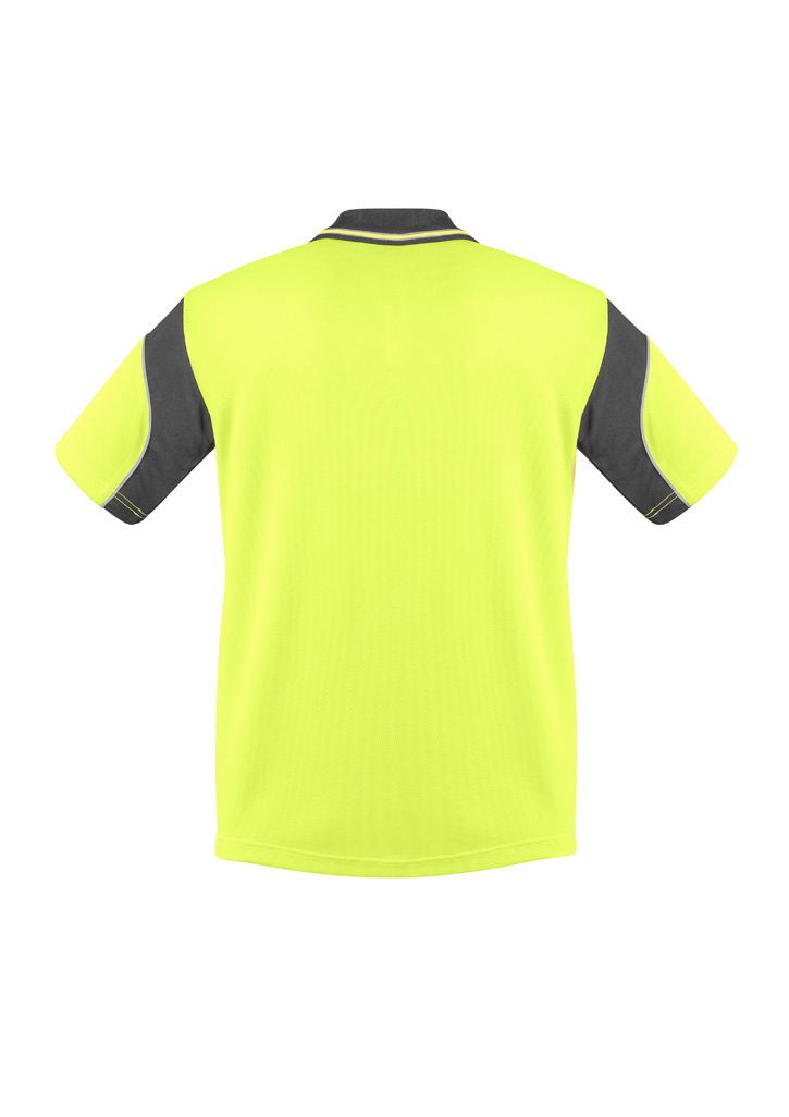 Mens Hi Vis Aztec Short Sleeve Polo - Image 3