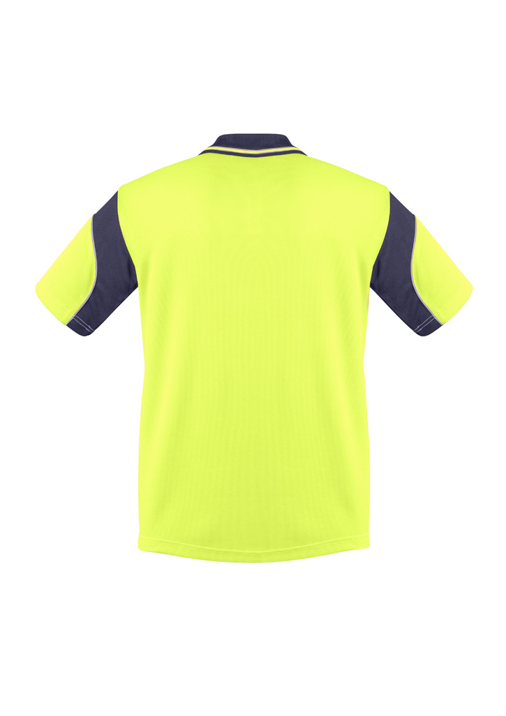 Mens Hi Vis Aztec Short Sleeve Polo - Image 6