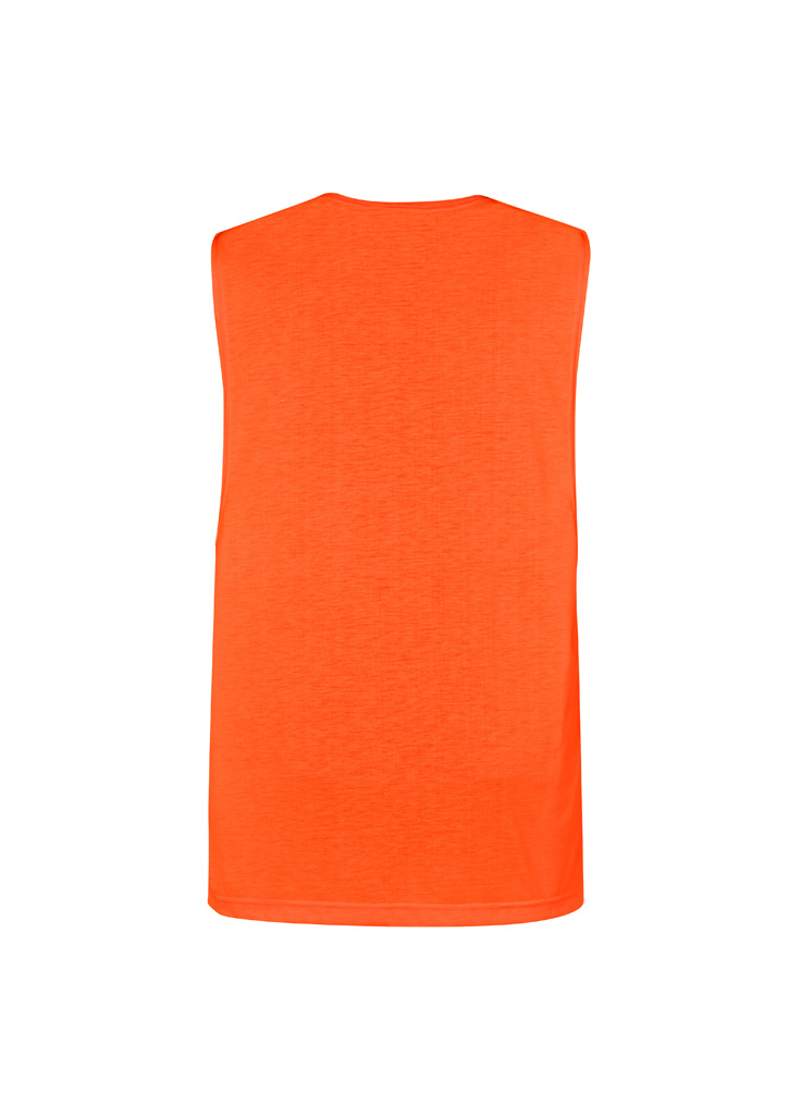 Mens Hi Vis Sleeveless Tee - Image 6