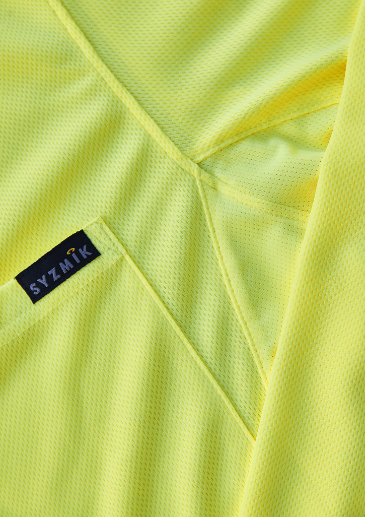 Mens Hi Vis Flux Long Sleeve Polo - Image 17
