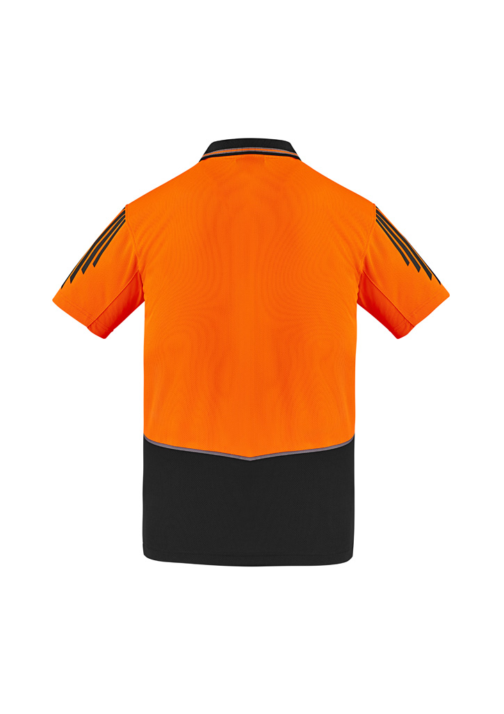 Mens Hi Vis Flux Short Sleeve Polo - Image 9