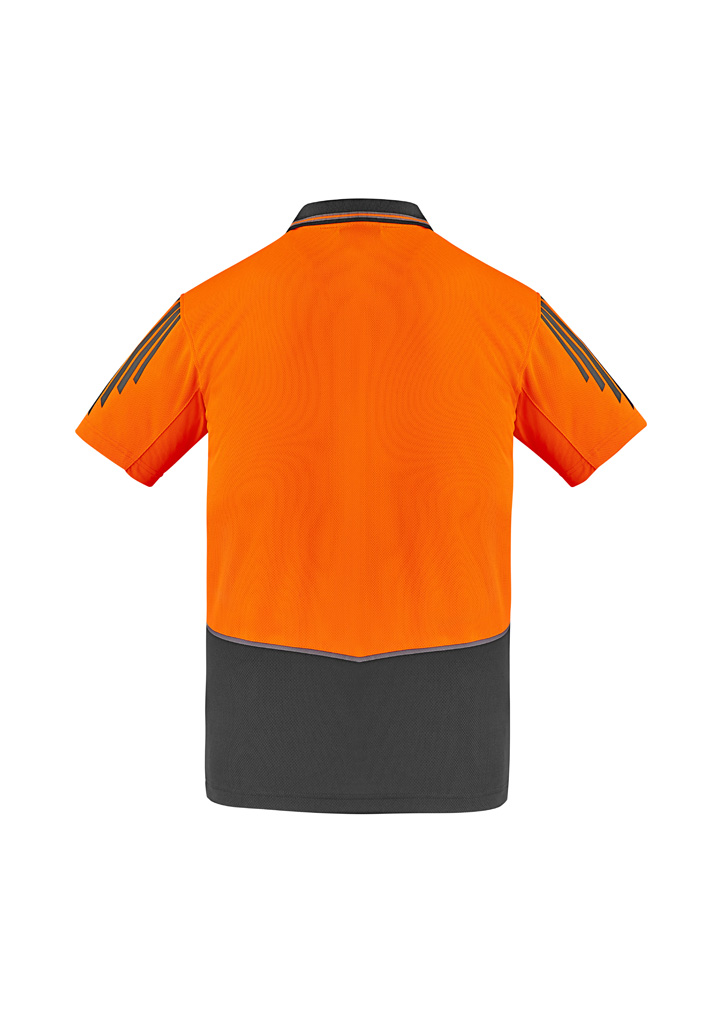 Mens Hi Vis Flux Short Sleeve Polo - Image 11