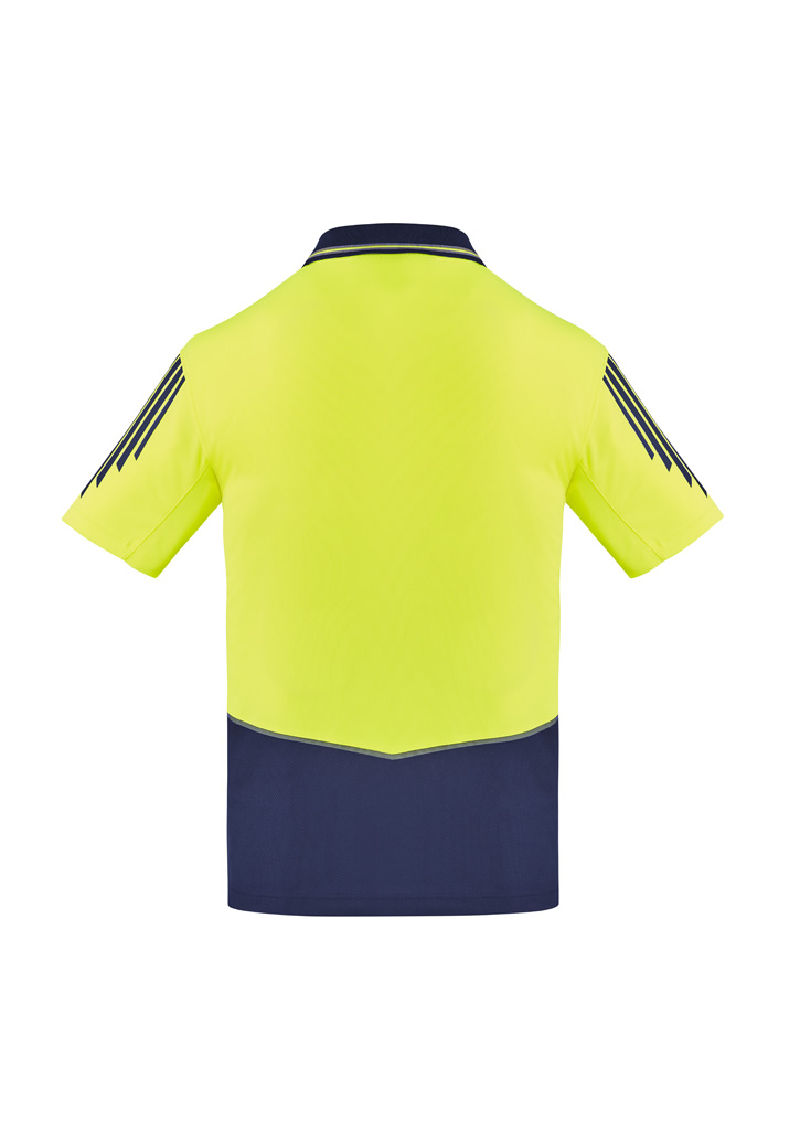 Mens Hi Vis Flux Short Sleeve Polo - Image 15