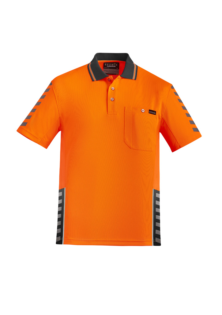 Mens Hi Vis Komodo Short Sleeve Polo - Image 8