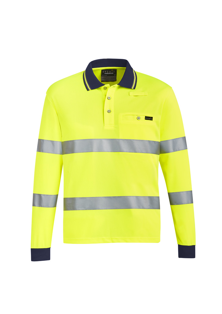 Unisex Hi Vis Bio Motion Taped Polo - Image 3