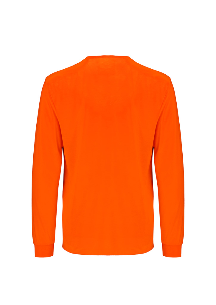 Mens Hi Vis Long Sleeve Tee - Image 11
